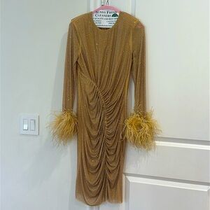 Self Portrait Rhinestone Midi Dress